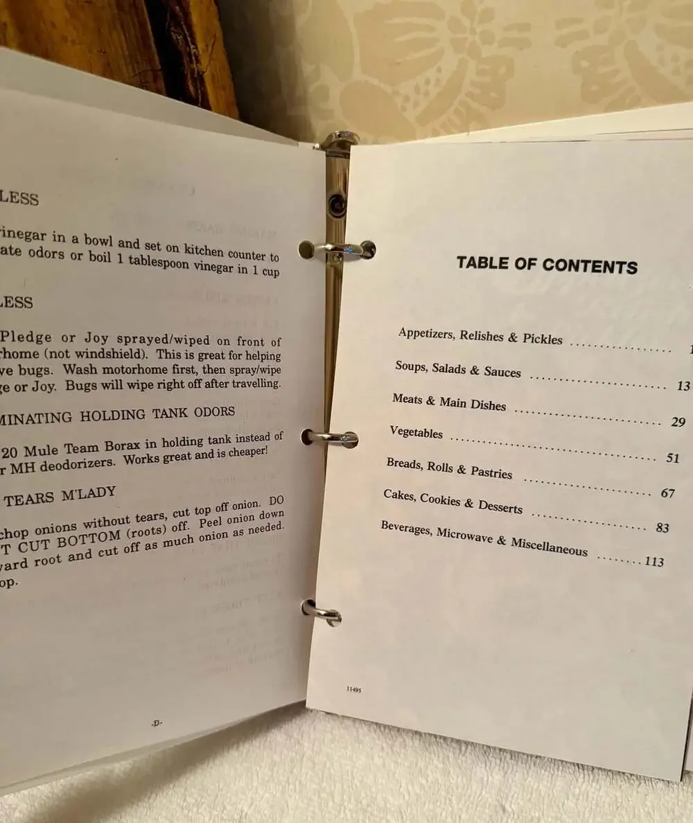 Cotton Pickin Cookbook The Cotton Pickers Chapter FMCA 1995 Vintage Book